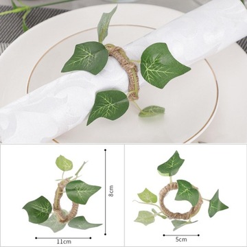 Салфетка с зелеными листьями для рукоделия Sp Декоративный обеденный стол в виде листьев B 5см x 15,7см