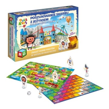 Poszukiwanie skarbu z jeżykiem- 2 gry - Multigra