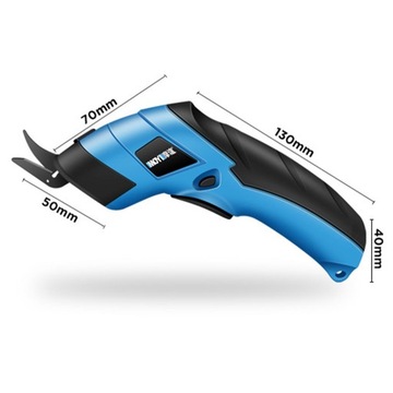 Портативный электрический нож-нож USB маленький синий