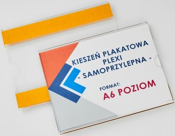 КАРМАН ДЛЯ ФИЛЬТРА PLEXI С ПРОЧНОЙ ЛЕНТОЙ - АКРИЛОВОЕ СТЕКЛО ПРЕМИУМ - УРОВЕНЬ А6