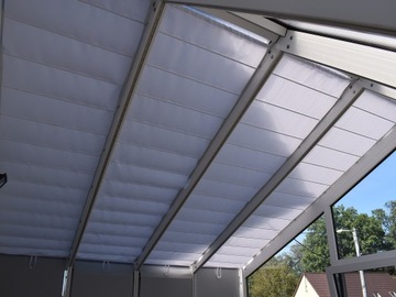 ГОРИЗОНТАЛЬНЫЕ РИМСКИЕ СТАВНИ ДЛЯ ПЕРГОЛЫ ТЕРРАСЫ