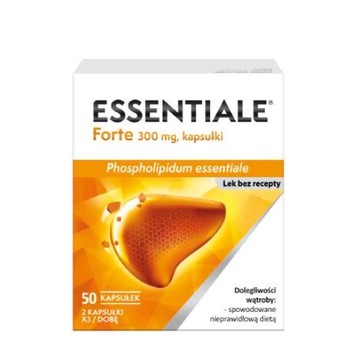 ESSENTIALE FORTE 300 mg - 50 kaps - zdrowa wątroba