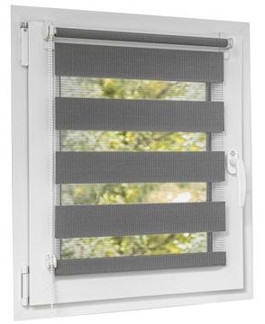 Mini Rolety Dzień Noc rolety wewnętrzne roleta 80x215 BASIC