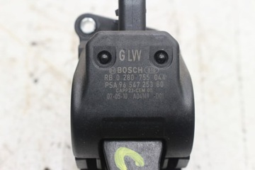 Потенциометр педали акселератора 9654725380 Citroen C4 Picasso I EU