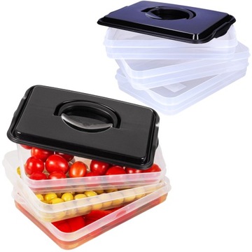 Двойной контейнер-органайзер для еды на холодильник.