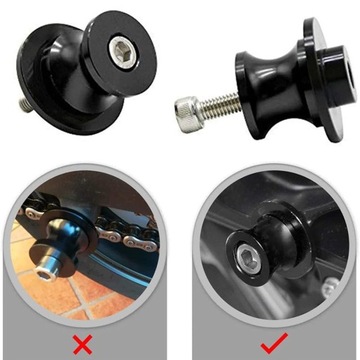 Красные поворотные ролики M8x1,25, слайдеры мотоцикла для подъема мотоцикла