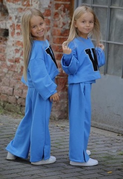 QBA KIDS SPODNIE SZWEDY DRESOWE NIEBIESKIE r 140