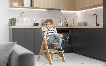 Стульчик для кормления 4в1 TULANO Morsel 40 Natural на срок до 12 лет