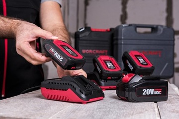 БЫСТРОЕ ЗАРЯДНОЕ УСТРОЙСТВО ДЛЯ АККУМУЛЯТОРОВ WORCRAFT 20В 4,5А