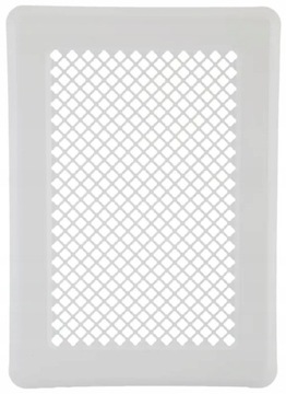 Kratka metalowa kominkowa K3 245x175 mm BIAŁA