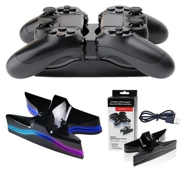 ПОДСТАВКА ПОДСТАВКА ДОК-СТАНЦИЯ ЗАРЯДНОЕ УСТРОЙСТВО ДЛЯ 2 КОНТРОЛЛЕРОВ PS4 PAD