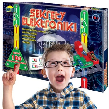 SEKRETY ELEKTRONIKI 188 DOŚWIADCZEŃ MAŁY ELEKTRYK MAŁY NAUKOWIEC UCZEŃ