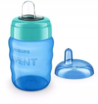 Philips Avent Kubek niekapek z ustnikiem 260ml 9m+ niebieski SCF553/05