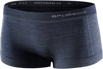 DAMSKIE BOKSERKI MERINO WOOL BRUBECK WEŁNA | M
