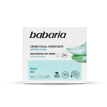 Babaria - aloesowy krem nawilżający z aloesu do twarzy 50ml