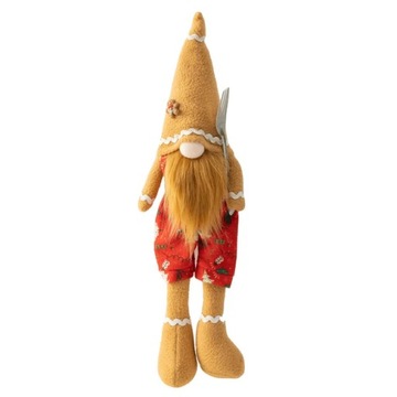 Christmas Gnome Faceless Doll Gingerbread Man