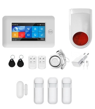 Беспроводная GSM-сигнализация + WiFi 2 комплекта сирен