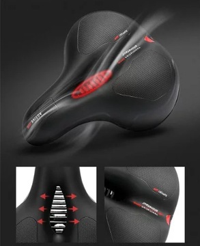 КОМФОРТНОЕ ВЕЛОСИПЕДЬЕ, СПОРТИВНОЕ, МЯГКОЕ, ШИРОКОЕ, ДОПОЛНИТЕЛЬНАЯ ВЕНТИЛЯЦИЯ, ЦВЕТА