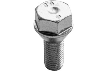 Zestaw 8 śrub stożkowych z kołnierzem do kół osi niehamowanej przyczepy