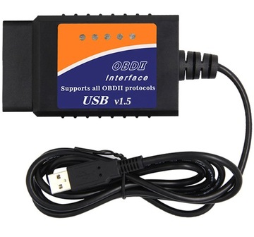 INTERFEJS DIAGNOSTYCZNY TESTER OBD2 USB SKANER BŁĘDÓW CHECK ENGINE VAG KB3A
