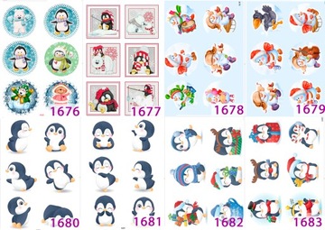 РОЖДЕСТВЕНСКИЕ НАКЛЕЙКИ на подарки День Святого Николая для детей РОЖДЕСТВЕНСКИЕ выкройки