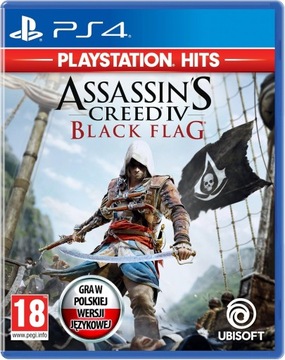 ASSASSIN'S CREED IV BLACK FLAG 4 - PL - GRA PS4 / PS5 - Płyta Blu-ray