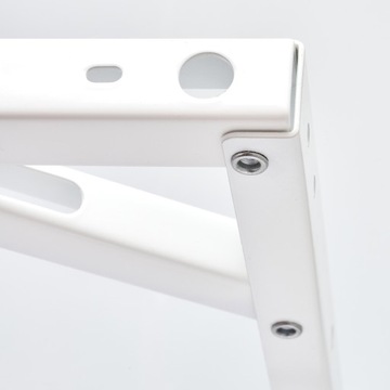2 x СКЛАДНОЙ УГЛОВОЙ КРОНШТЕЙН 300 БЕЛЫЙ