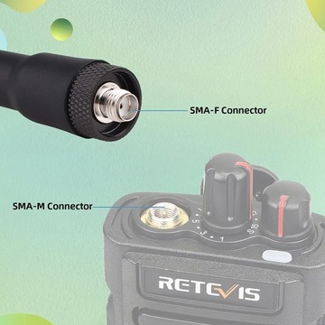 Антенна Retevis RT20 Walkie Talkie SMA-F