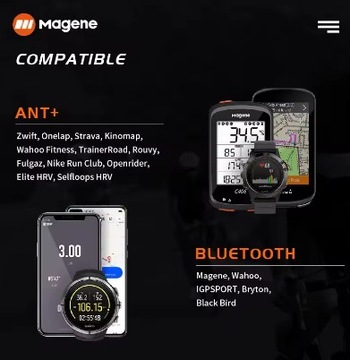 Magene Mover H64 Двухрежимный датчик сердечного ритма ANT+ и Bluetooth 4.0 с ремнем
