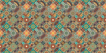 NAKLEJKI DO KUCHNI NA ŚCIANĘ turecki patchwork