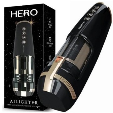 Masturbator teleskopowy podgrzewany z orgazmem - AILIGHTER HERO
