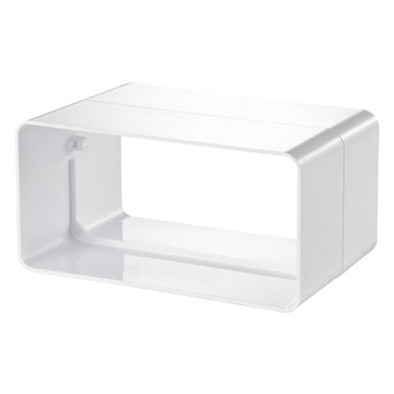 Łącznik kanałów płaskich 204x60mm złączka PCV WENTYLACJA VENTS 520