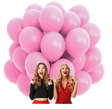 Balony różowe Zestaw Bukiet balonów pudrowy róż Baby Shower urodziny Roczek