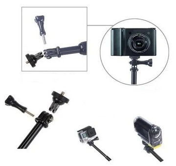 Водонепроницаемый монопод-палка для селфи для GoPro MAX 12 11 10 9 8 7 6 5 4