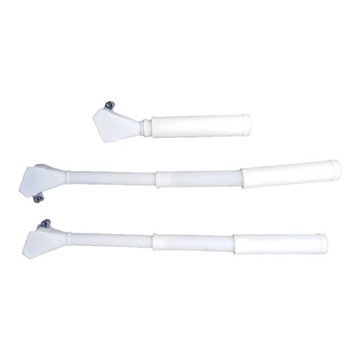 Воронка пластиковая БЕЛАЯ (06), ручка нижняя, сеялка Познаняк