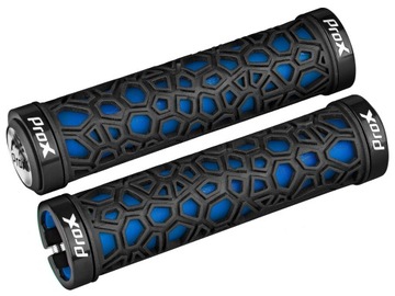 ВЕЛОСИПЕДНЫЕ РУЧКИ GRIP GRIP PROX GP-53 НА ВИНТАХ ЧЕРНЫЕ СИНИЕ 130 ММ