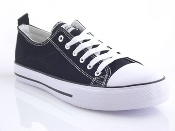 Trampki niskie clasic American Club black r.44