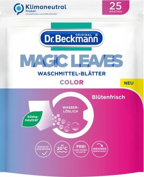 Dr Beckmann Magiczne Listki do Prania Koloru Blutenfrisch 25 szt.