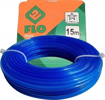 ŻYŁKA TNĄCA GWIAZDKA DO KOSY PODKASZARKI 2.4mm x 15m