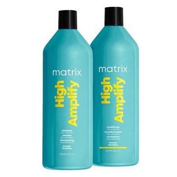 MATRIX HIGH AMPLIFY ZESTAW SZAMPN ODŻYWKA DO WŁOSÓW CIENKICH 1000 ML