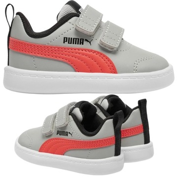PUMA BUTY DZIECIĘCE SPORTOWE NA RZEPY COURTFLEX V2 PS INF ORYGINALNE r. 25