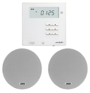 DSPPA RADIO ŁAZIENKOWE KUCHENNE Z BLUETOOTH/USB/SD