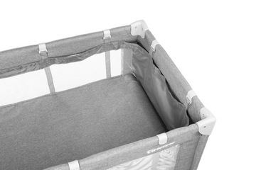 Детская кроватка Caretero BASIC PLUS GREY