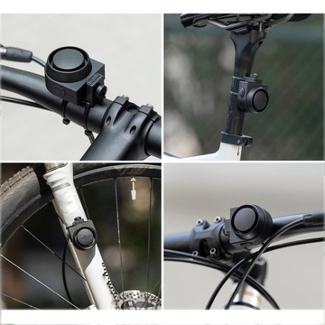 115dB Wodoodporny Alarm Rowerowy Bezprzewodowy