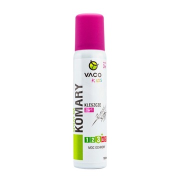 VACO KIDS Spray na komary, kleszcze i meszki dla Dzieci 3+ 100 ml