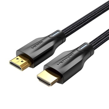 VENTION KABEL PRZEWÓD PRZYŁĄCZE HDMI 2.1 4K 8K 144HZ HD DO TELEWIZORA 2M