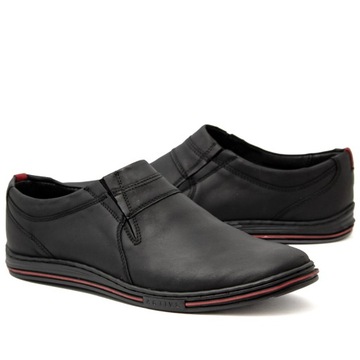 Buty wygodne skóra polskie Polbut 362/cz 39