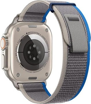 PASEK DO ZEGARKA TRAIL LOOP APPLE WATCH ULTRA 8/7/6/5/4/SE/SE2 SZARY 44/45