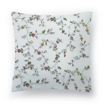 POSZEWKA NA PODUSZKĘ 70X80 BAWEŁNIANA W KWIATY 100% BAWEŁNA