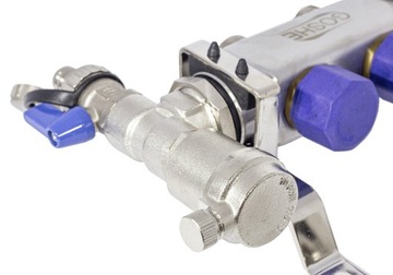 ROZDZIELACZ GOSHE INOX R-8 Z PRZEPŁYWOMIERZAMI